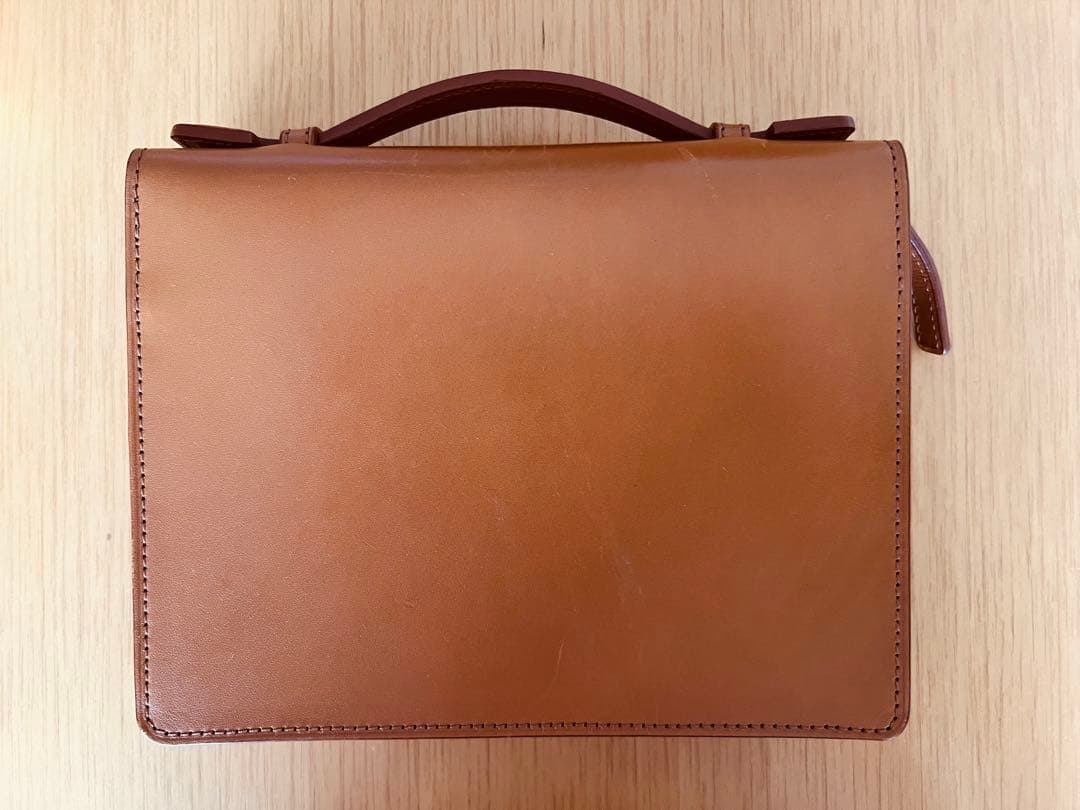 土屋鞄　ミニバッグ　ブラウンレザー ビジネスバッグ　希少品