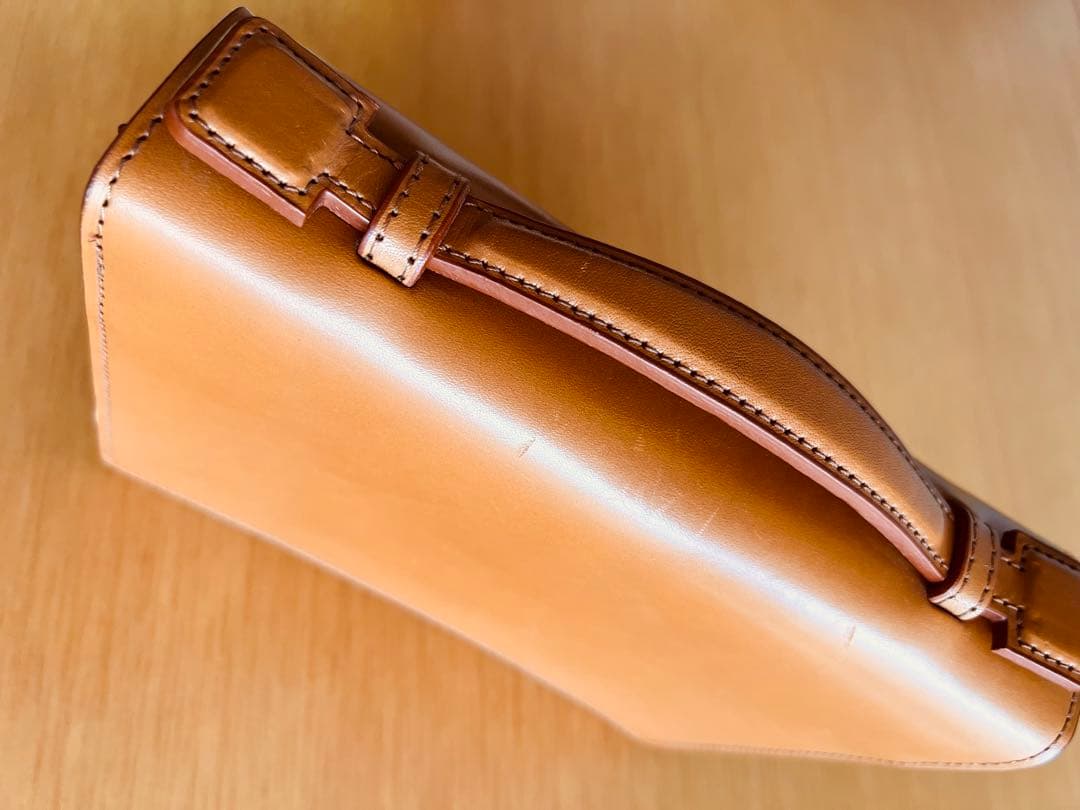 土屋鞄　ミニバッグ　ブラウンレザー ビジネスバッグ　希少品