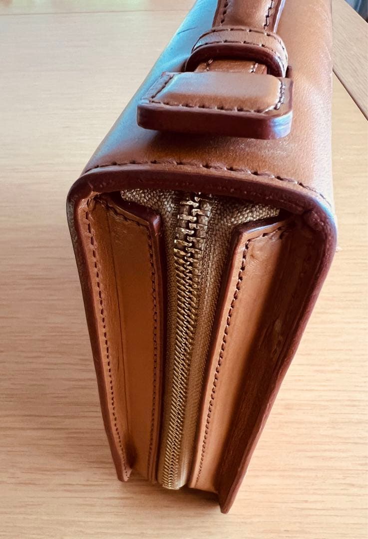 土屋鞄　ミニバッグ　ブラウンレザー ビジネスバッグ　希少品