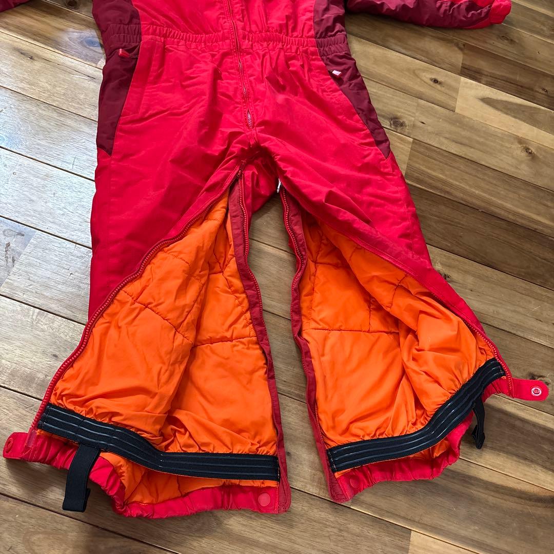 mont-bell スキーウェア レッド つなぎ　120