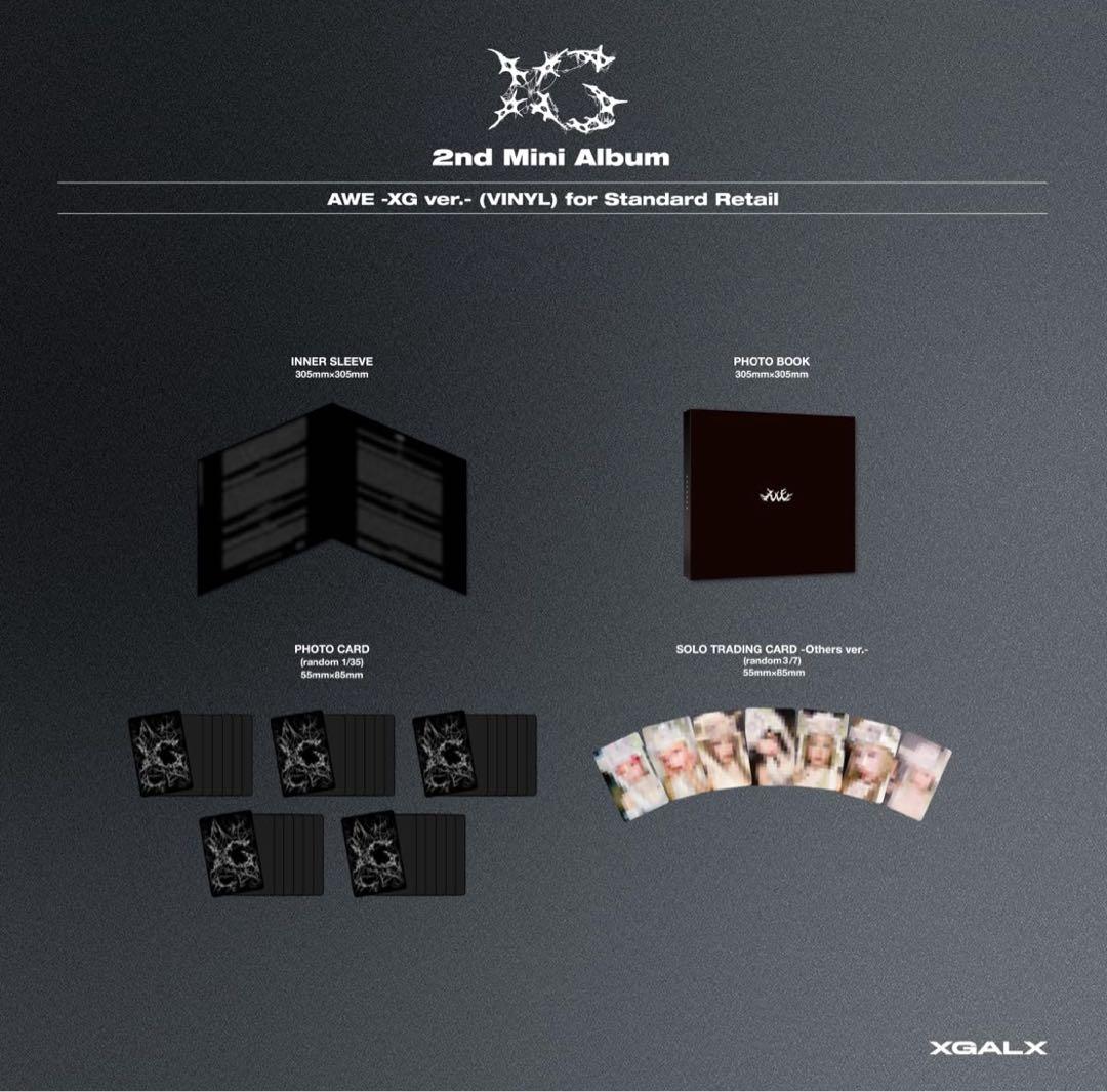 XG AWE -XG ver.- 2nd Mini Album LP レコード