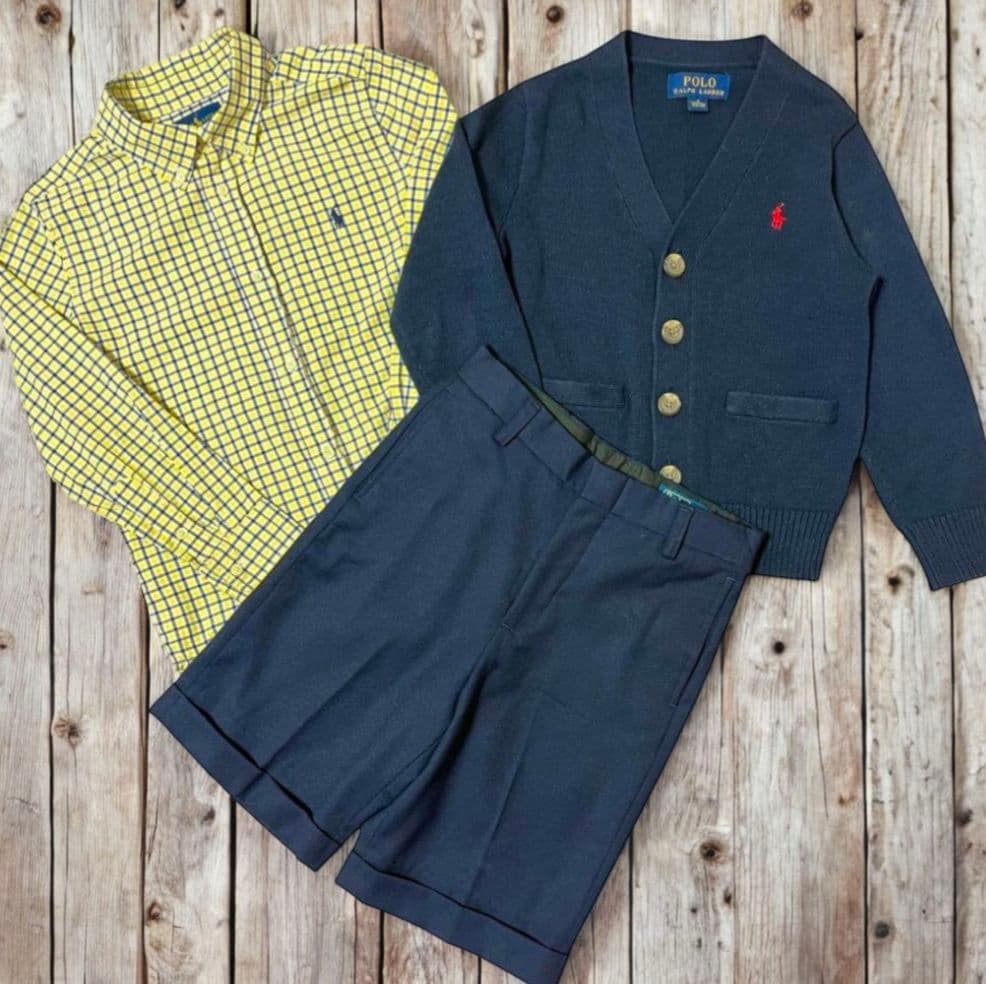 ★美品★ ポロ ラルフローレン フォーマル 3点セット 男の子 発表会 結婚式