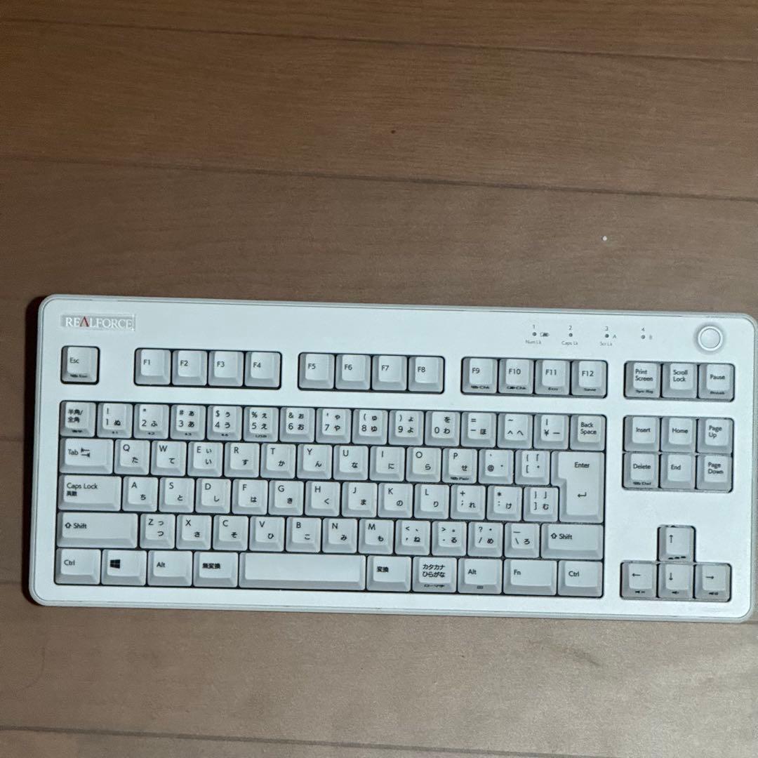 REALFORCE R3HC22 ホワイト キーボード　変荷重