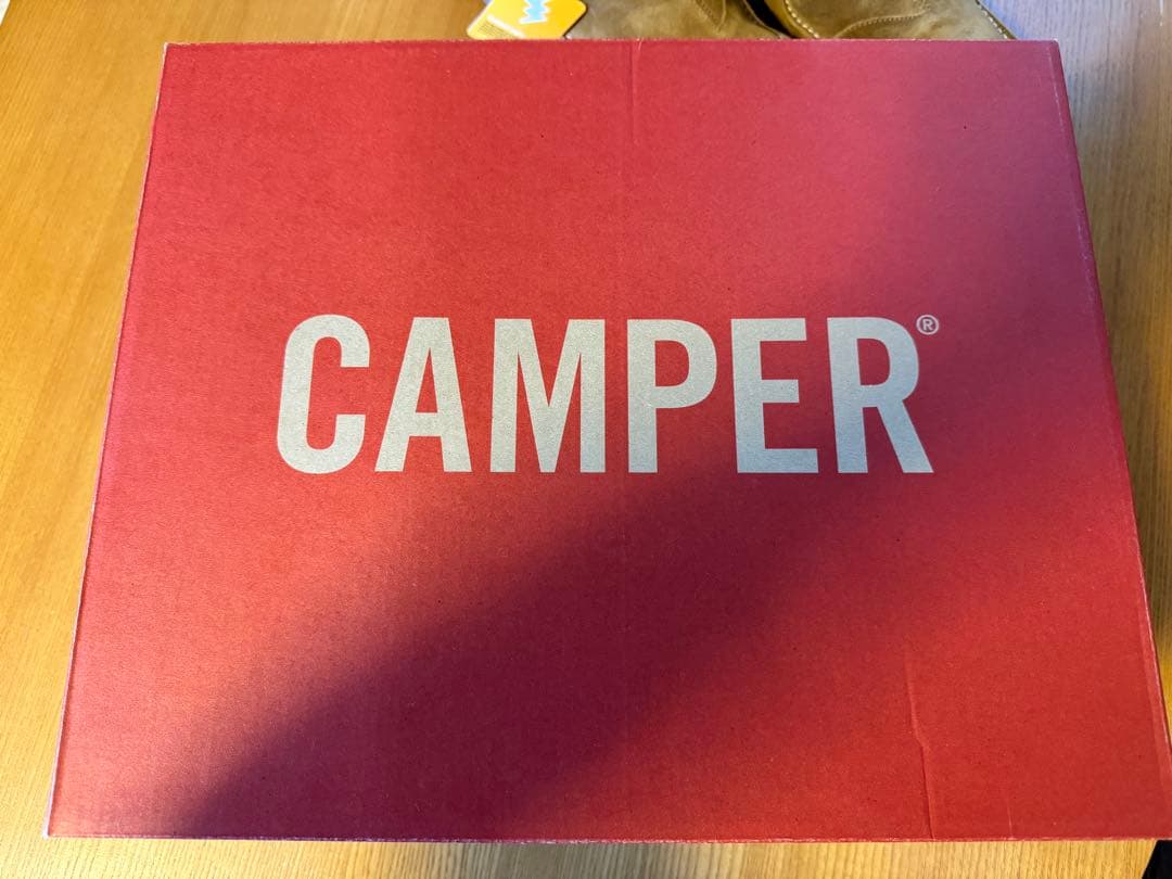 新品未使用　CAMPERカンペール　ブラウン スエード ムートンブーツ　25cm