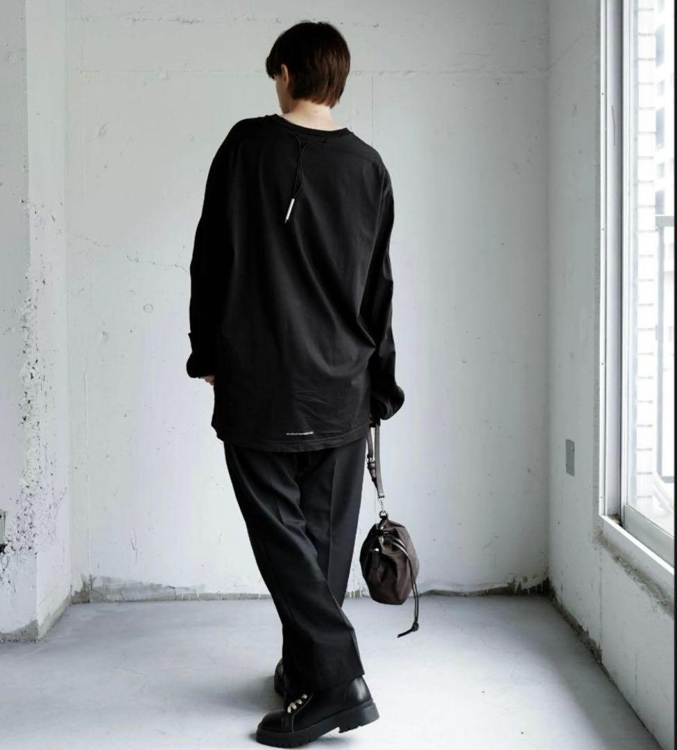 パンツ CTHY TECHWOOL BAGGY SARROUEL SLACKS BL2