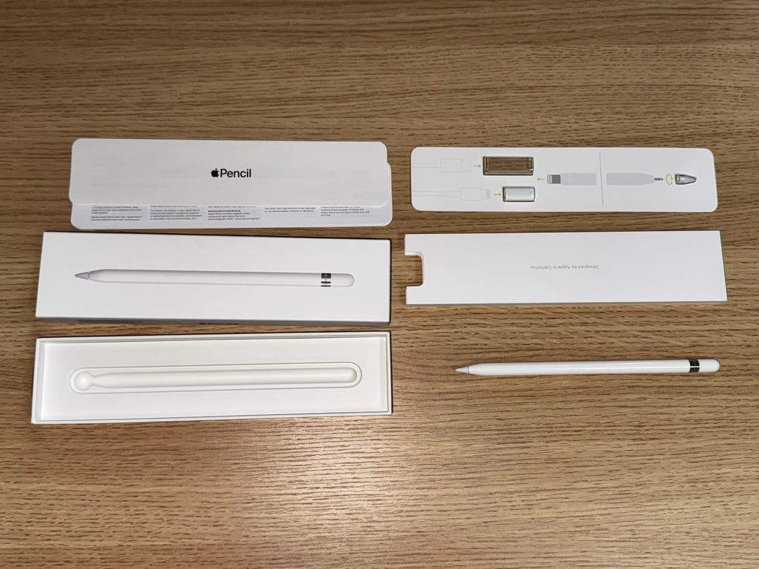【美品・1日以内に発送】Apple Pencil（第1世代）純正品・付属品完備