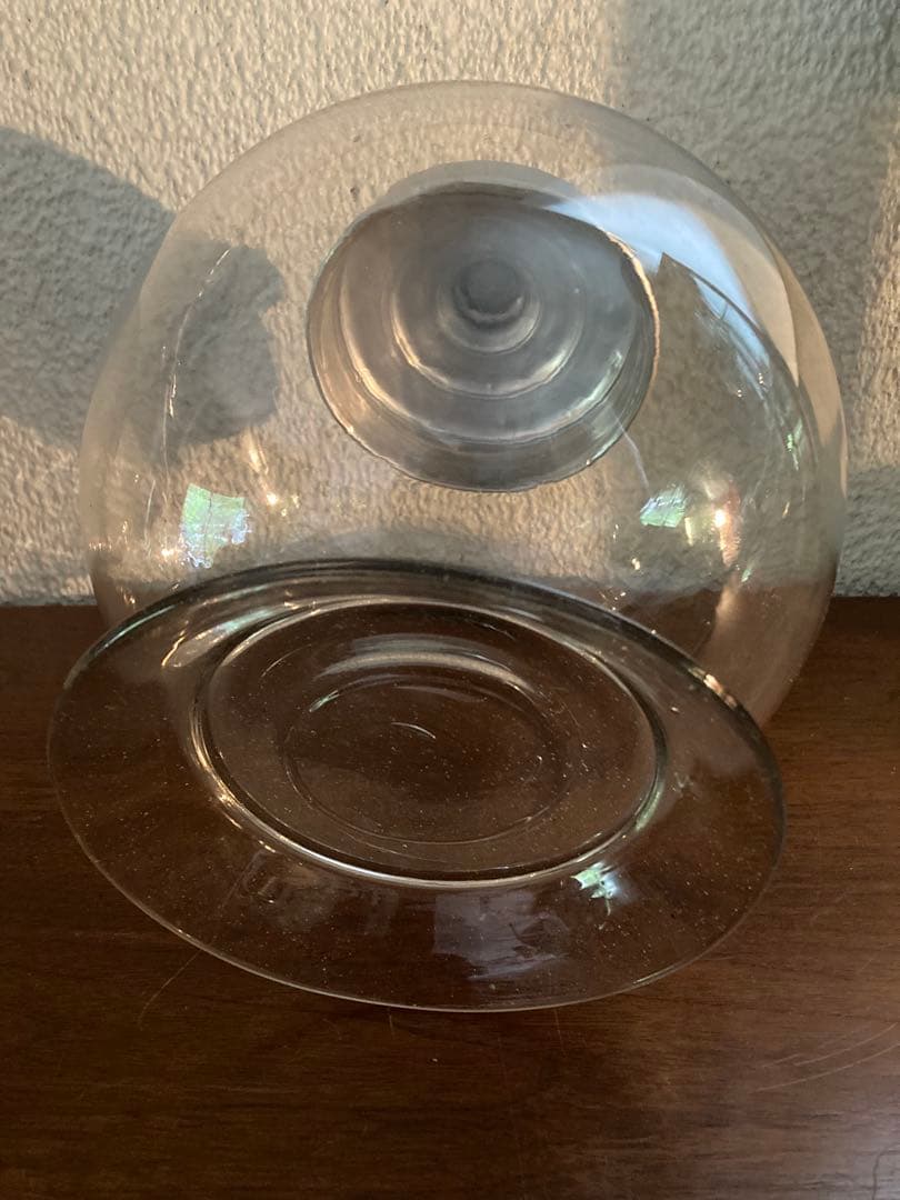 昭和レトロ　(美品)駄菓子屋さんガラス地球瓶　菓子瓶　高さ27センチ位