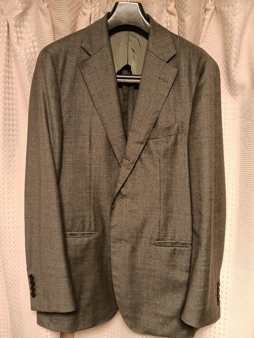 EDIFICE スーツ CANONICOシャークスキン セットアップ 48