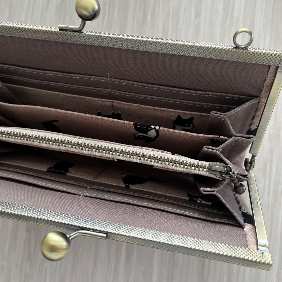 まめぴよ☆長財布２点×一体型財布1点☆ハチワレ猫ちゃん☆オーダー