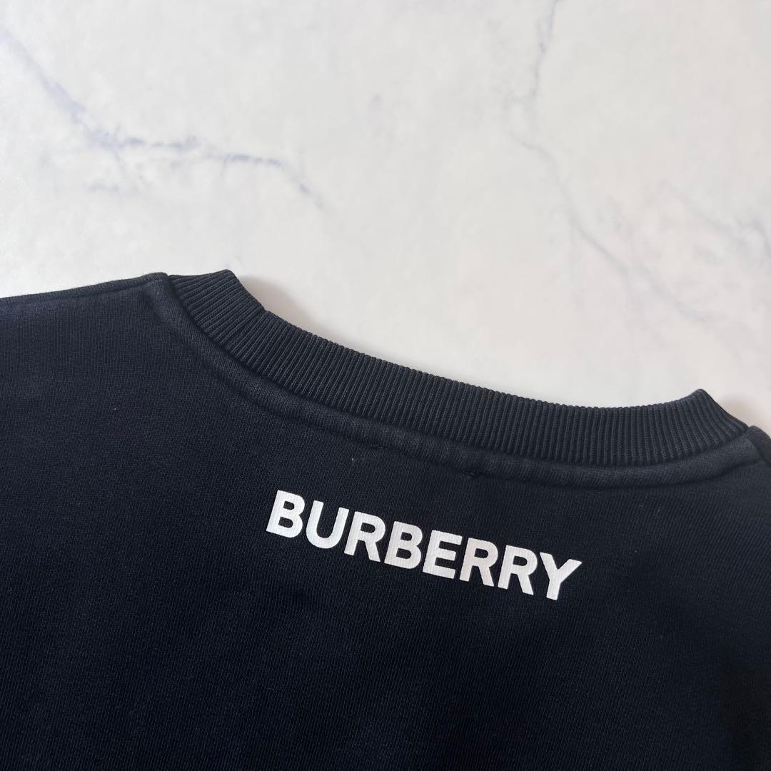 【良品】BURBERRY バーバリー スウェット 140 トレーナー　馬　黒