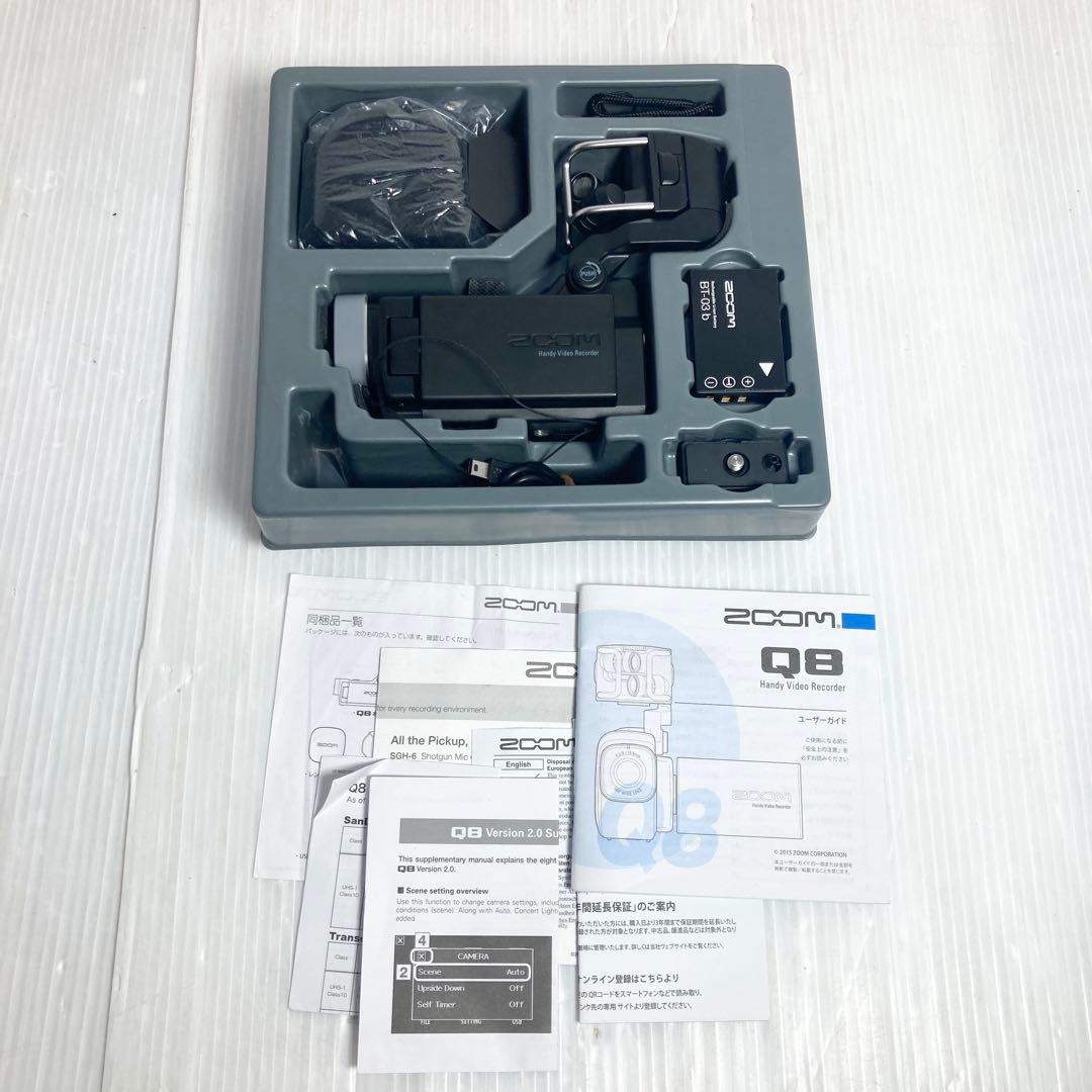 美品 ZOOM Q8 ハンディビデオカメラ 4トラックオーディオレコーダー