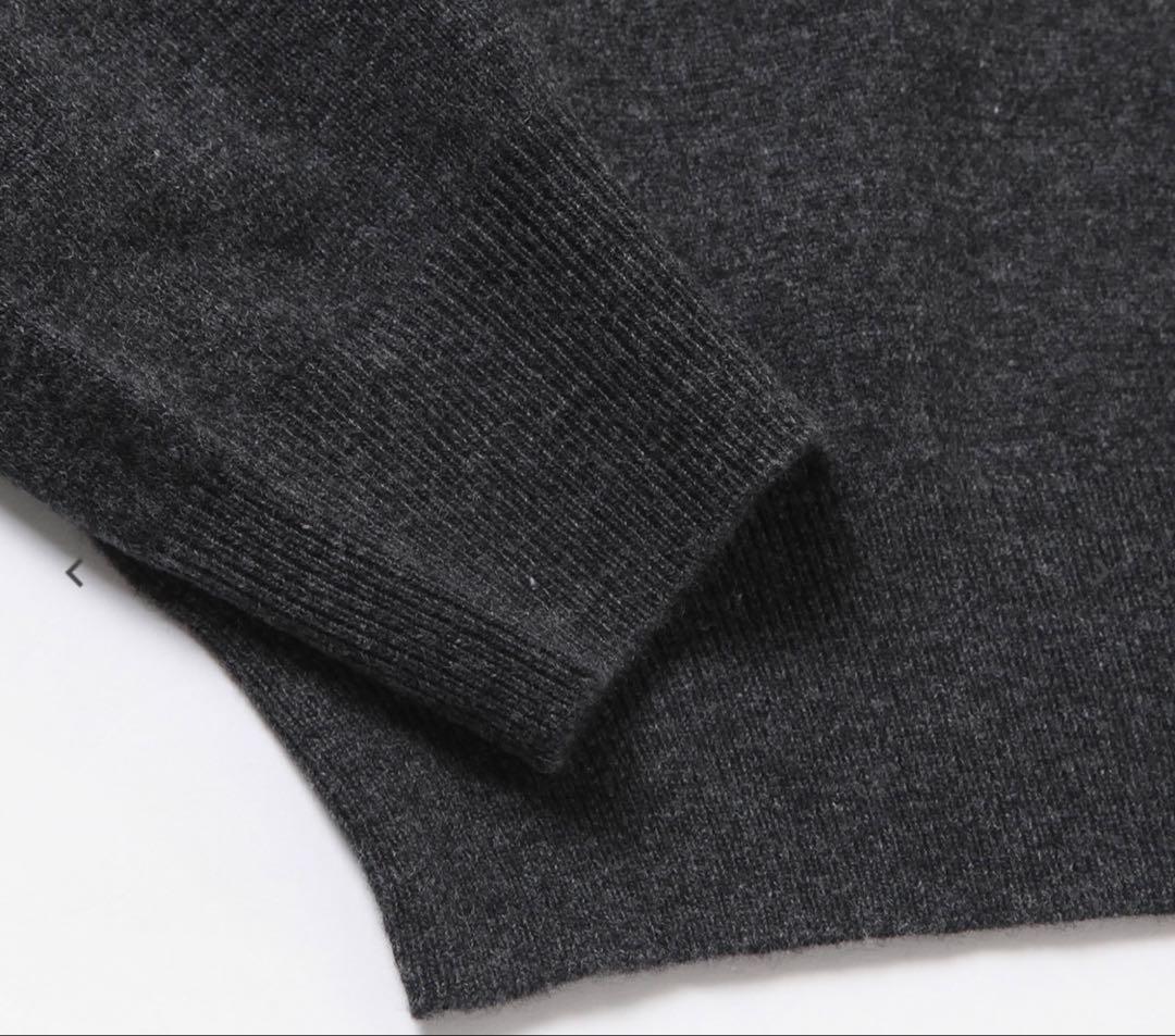 crepusculeクレプスキュールMoc Neck P/O チャコールグレー2