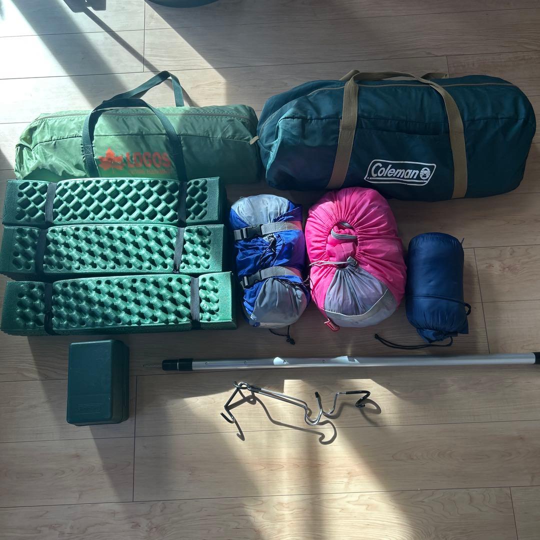 キャンプ用品まとめ売り　引退品