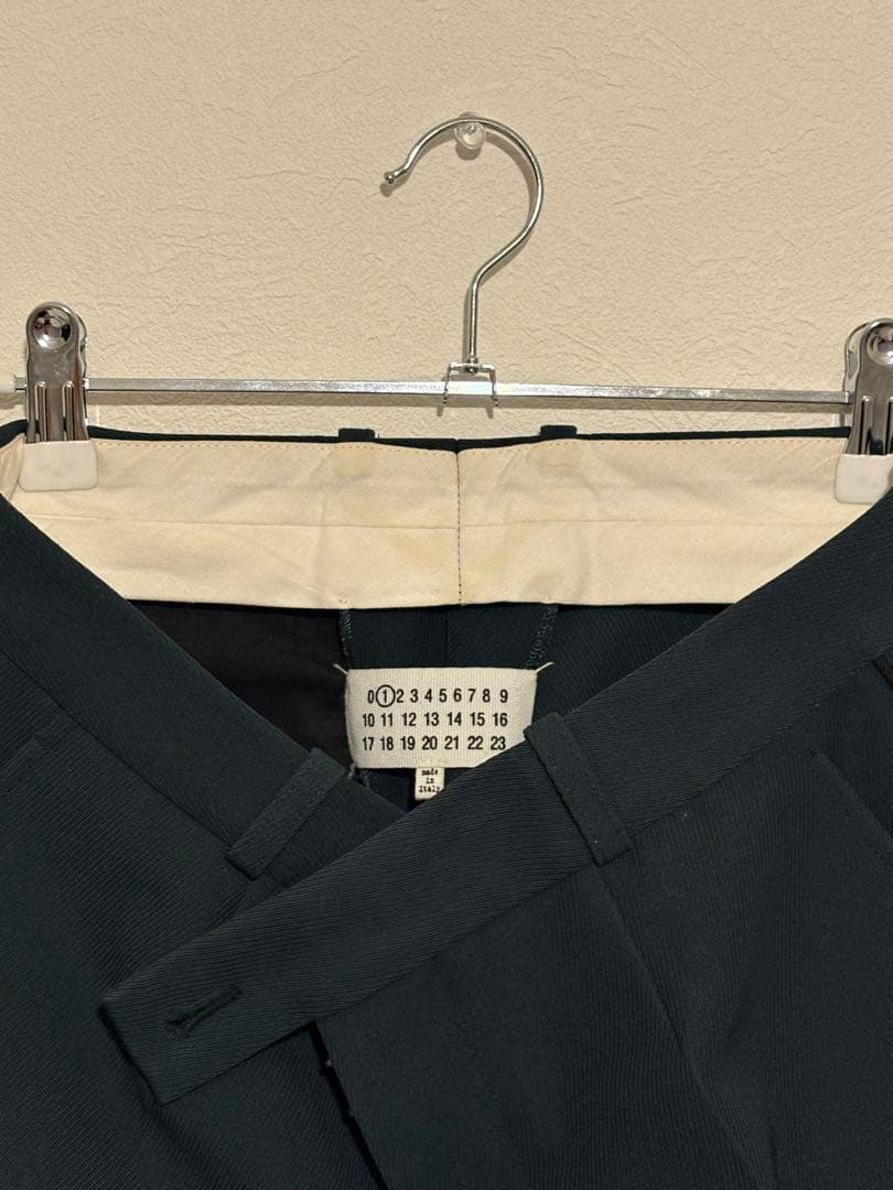 ぷ*ー様 21AW Maison Margiela センタープレス スラックスパ