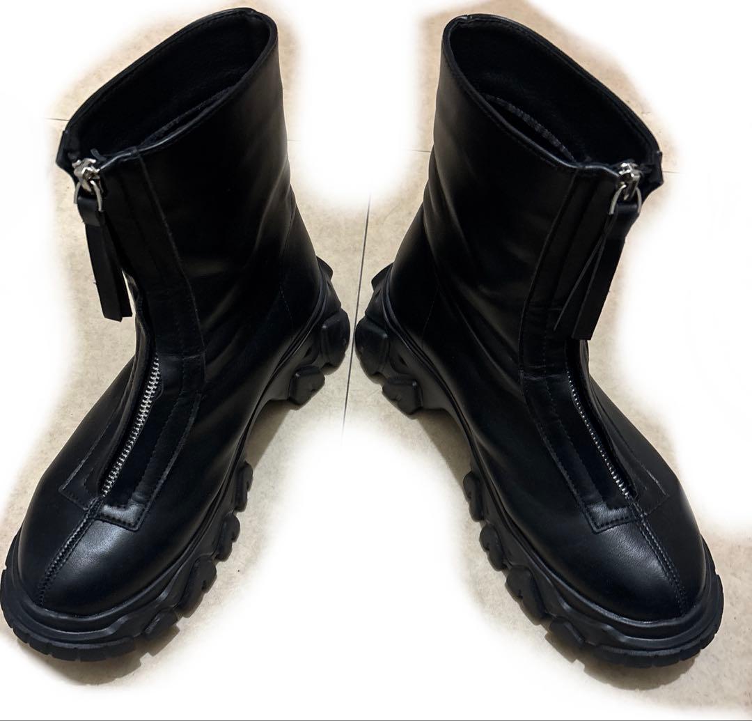 Knuthmarf unique sole boots ショートブーツ　黒 24