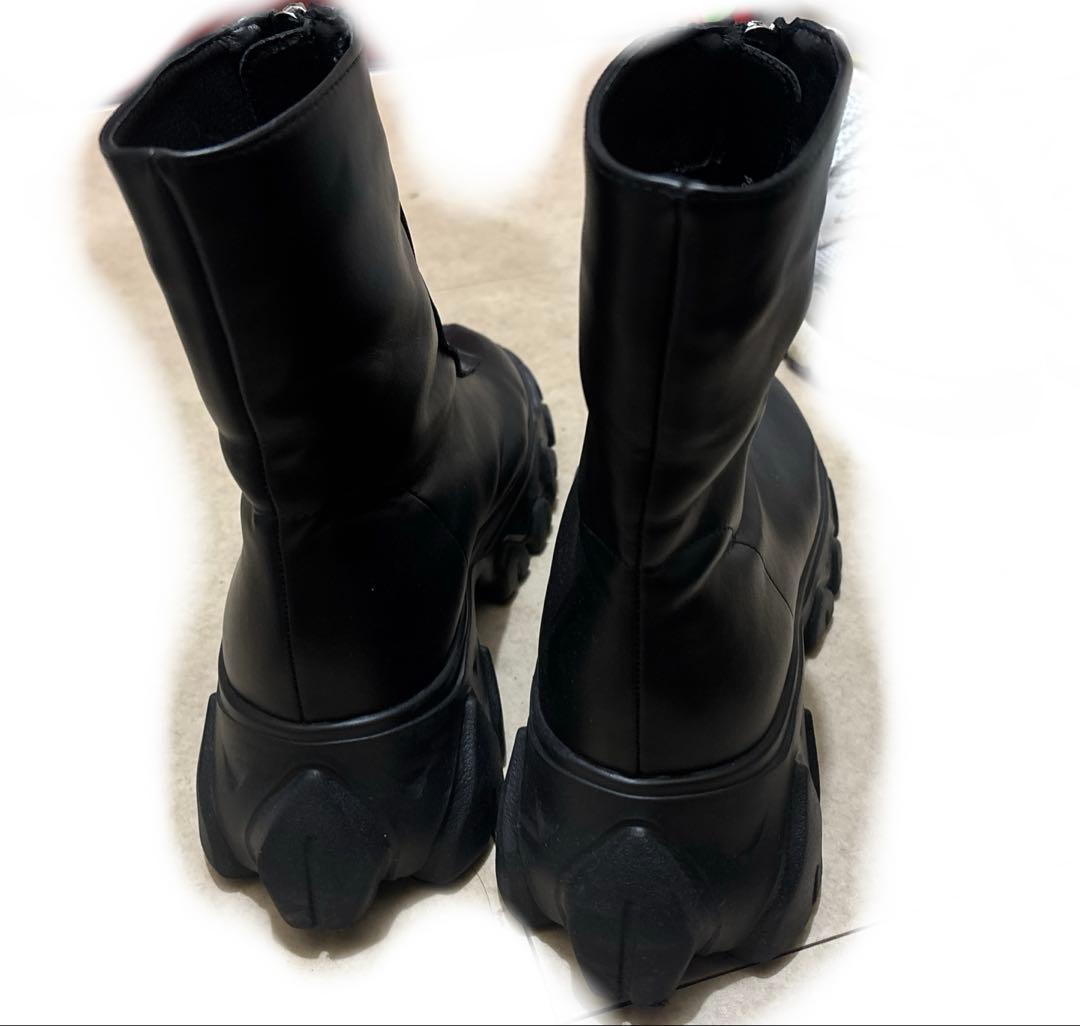 Knuthmarf unique sole boots ショートブーツ　黒 24