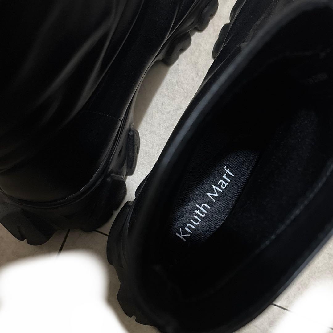 Knuthmarf unique sole boots ショートブーツ　黒 24