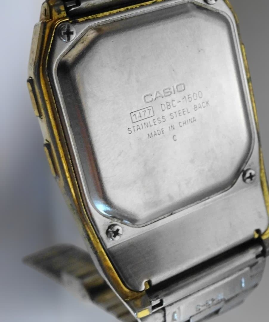 動作品 Casio データバンク DBC-1500 新品電池交換済み CASIO