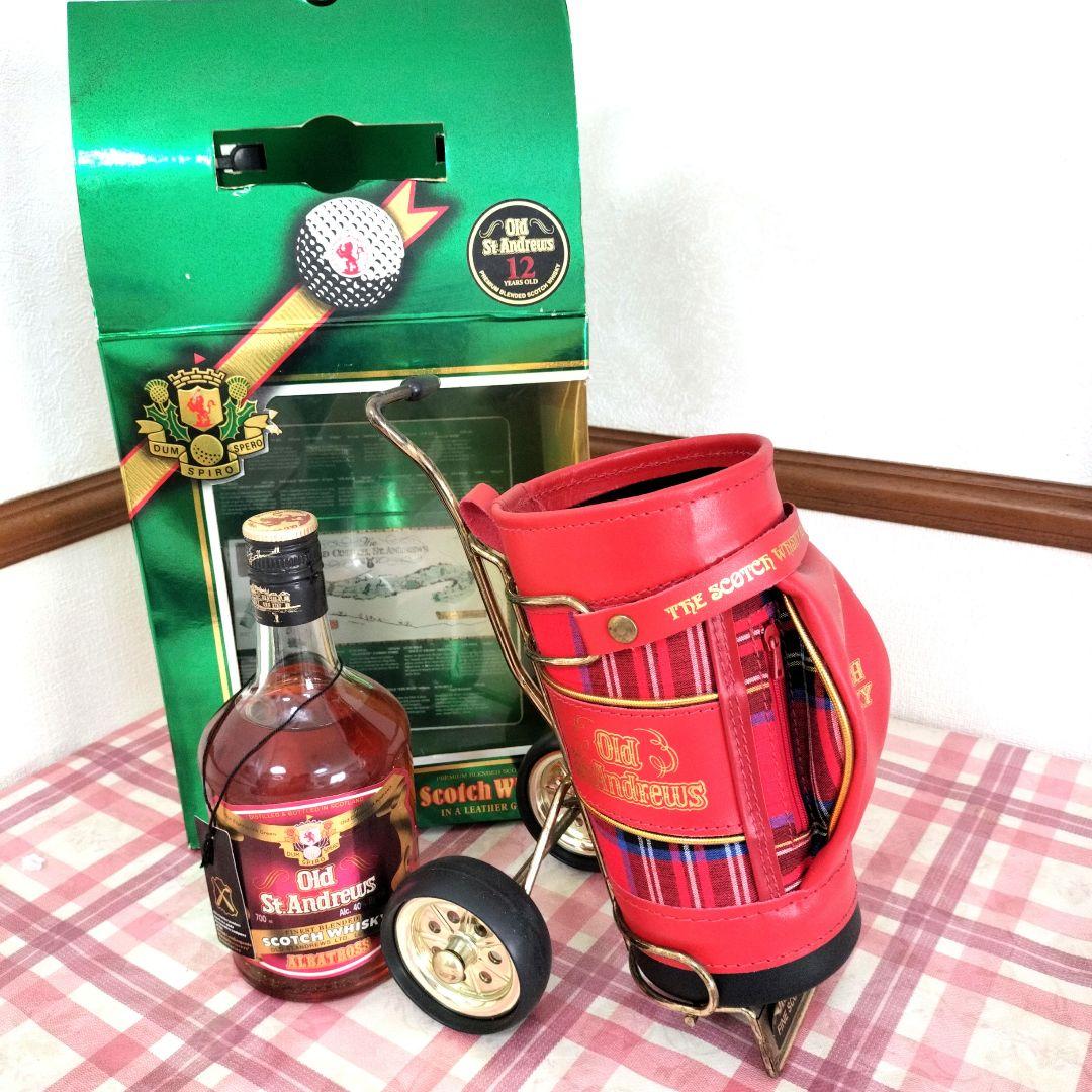 オールド・セント・アンドリュース　ゴルフバック型ケース　スコッチウイスキー