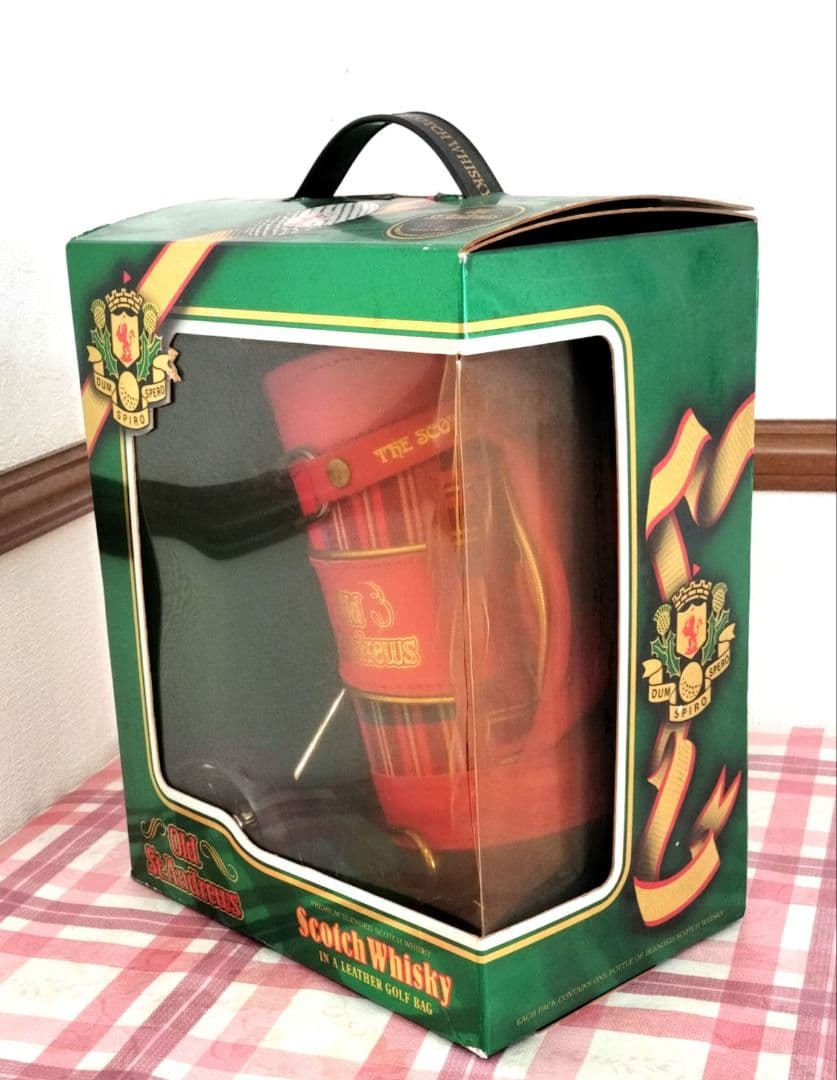 オールド・セント・アンドリュース　ゴルフバック型ケース　スコッチウイスキー