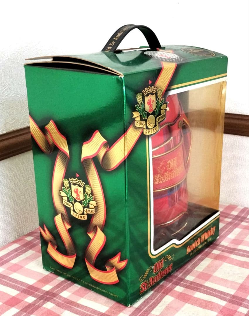 オールド・セント・アンドリュース　ゴルフバック型ケース　スコッチウイスキー