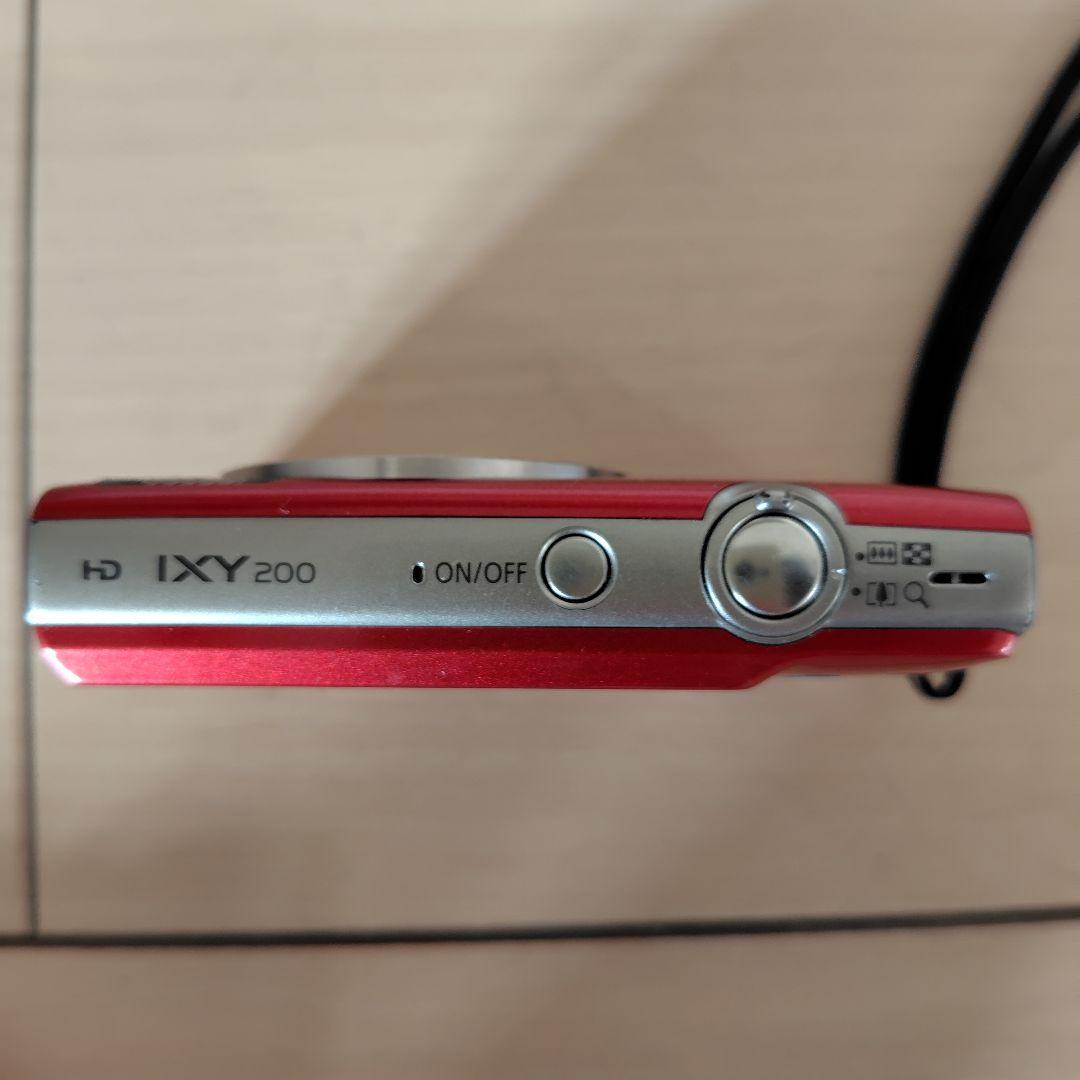 Canon キャノン IXY 200 コンパクトデジタルカメラレッド 充電器付き
