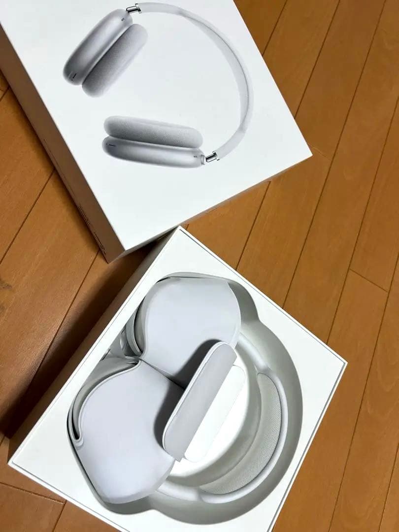 【極美品】Apple AirPods Max シルバー カバーケース付き