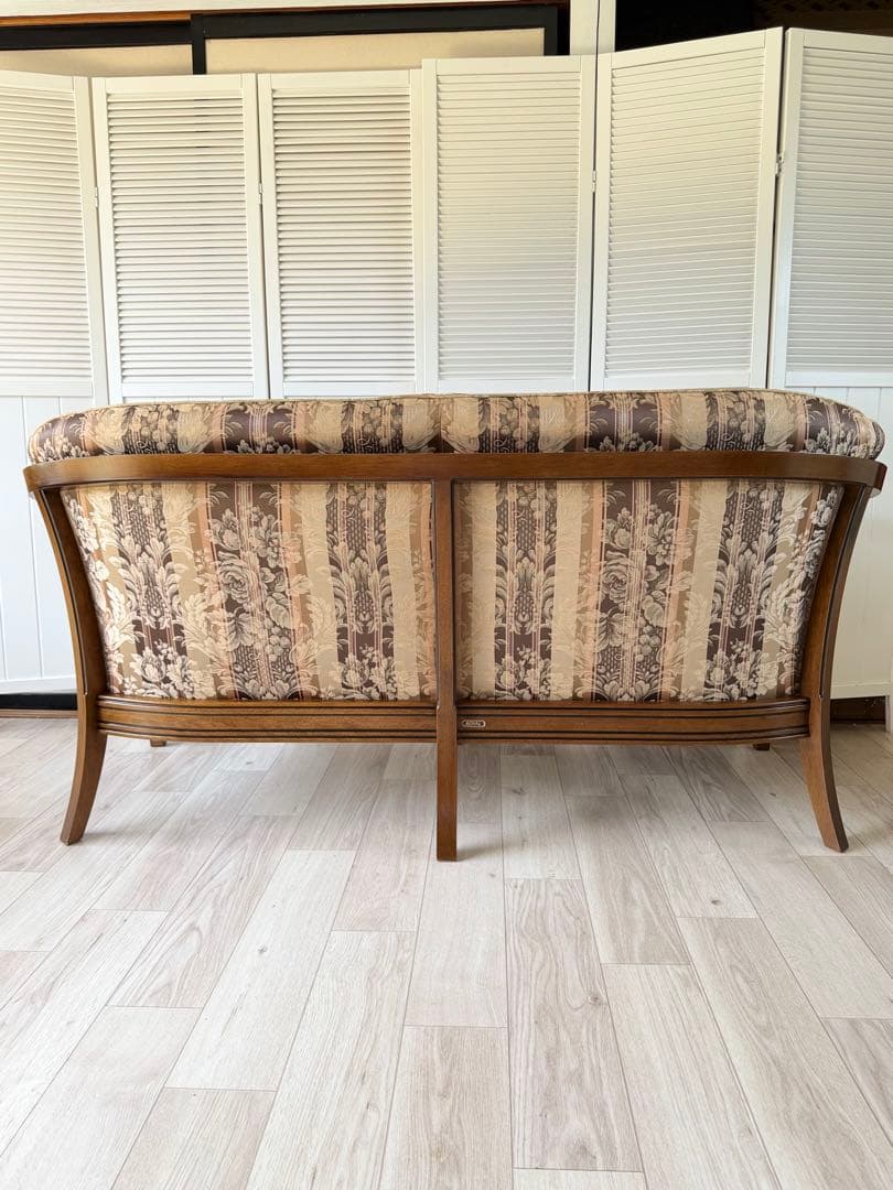 あや　マルニ木工 地中海ロイヤル シャルル アームチェア 2人/3人掛け