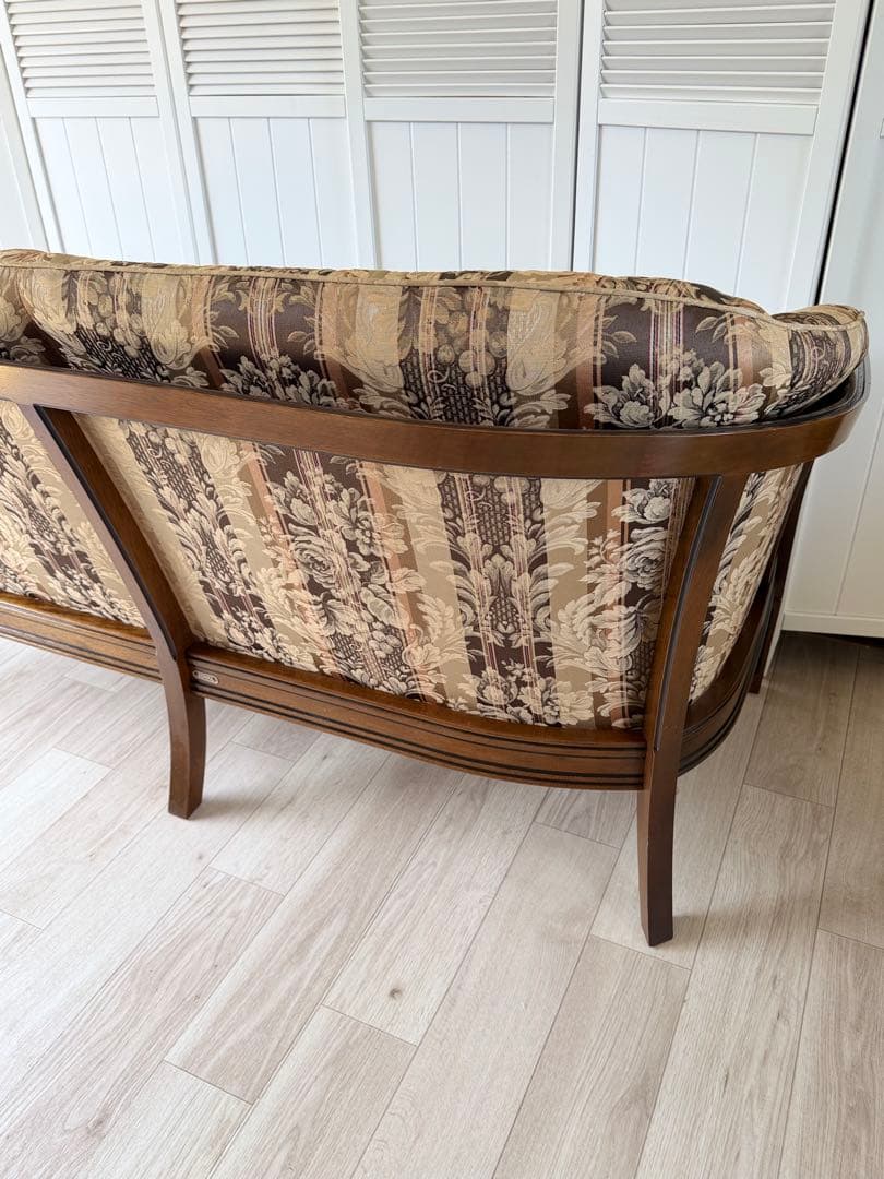 あや　マルニ木工 地中海ロイヤル シャルル アームチェア 2人/3人掛け