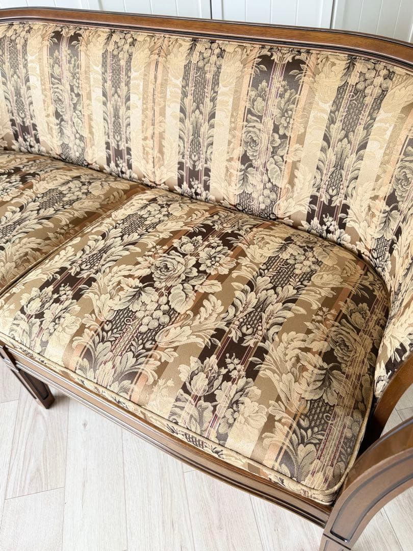 あや　マルニ木工 地中海ロイヤル シャルル アームチェア 2人/3人掛け