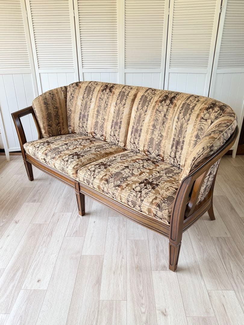 あや　マルニ木工 地中海ロイヤル シャルル アームチェア 2人/3人掛け