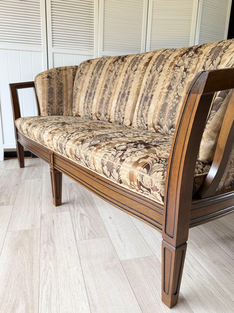 あや　マルニ木工 地中海ロイヤル シャルル アームチェア 2人/3人掛け