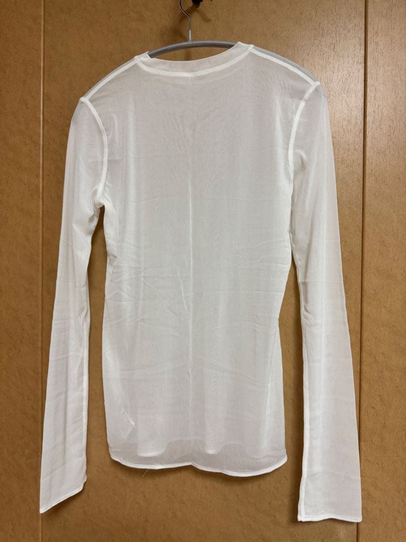 【La nature linge】 シアーチュールプルオーバー（ホワイト）