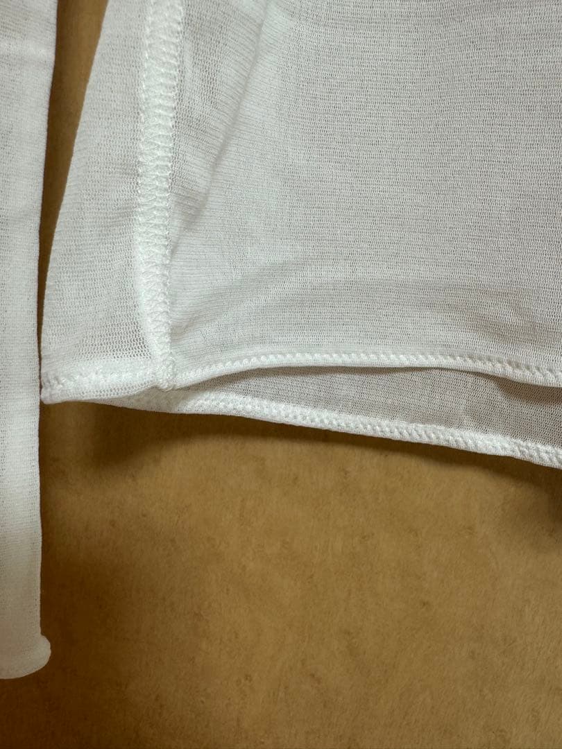 【La nature linge】 シアーチュールプルオーバー（ホワイト）