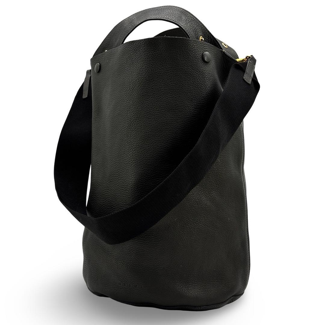 極美品】MARNI マルニ レザー バケツ　トートバッグ ２WAY　ショルダー