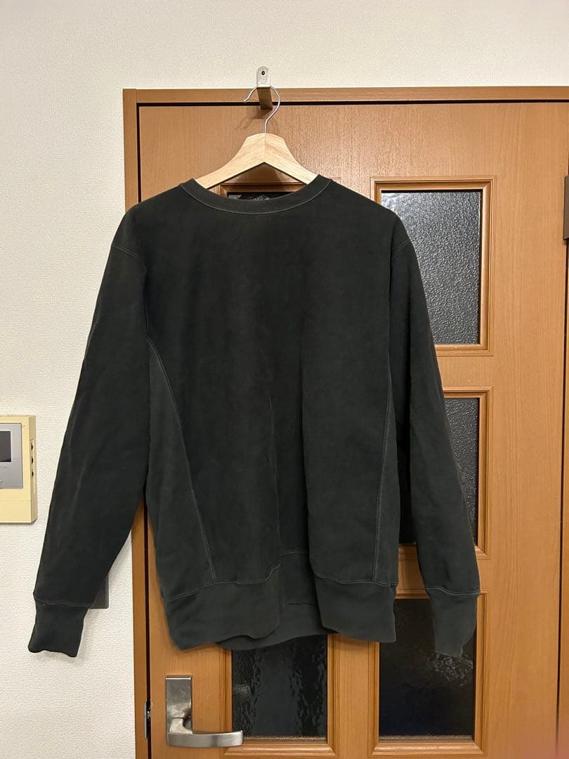 AURALEE SUPER MILLED SWEAT P/Oブラック size4