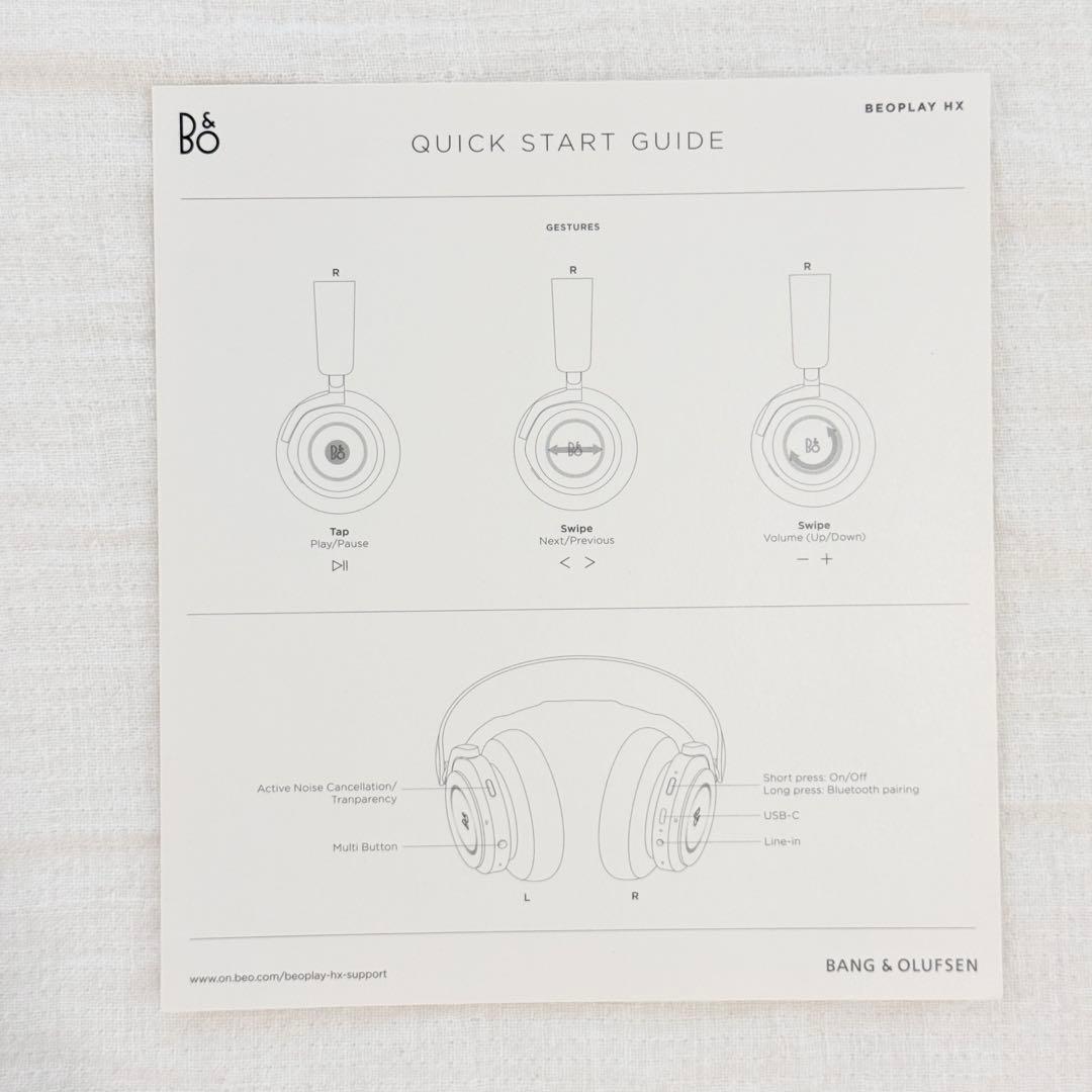 Bang&Olufsen HX ヘッドホン　B&O