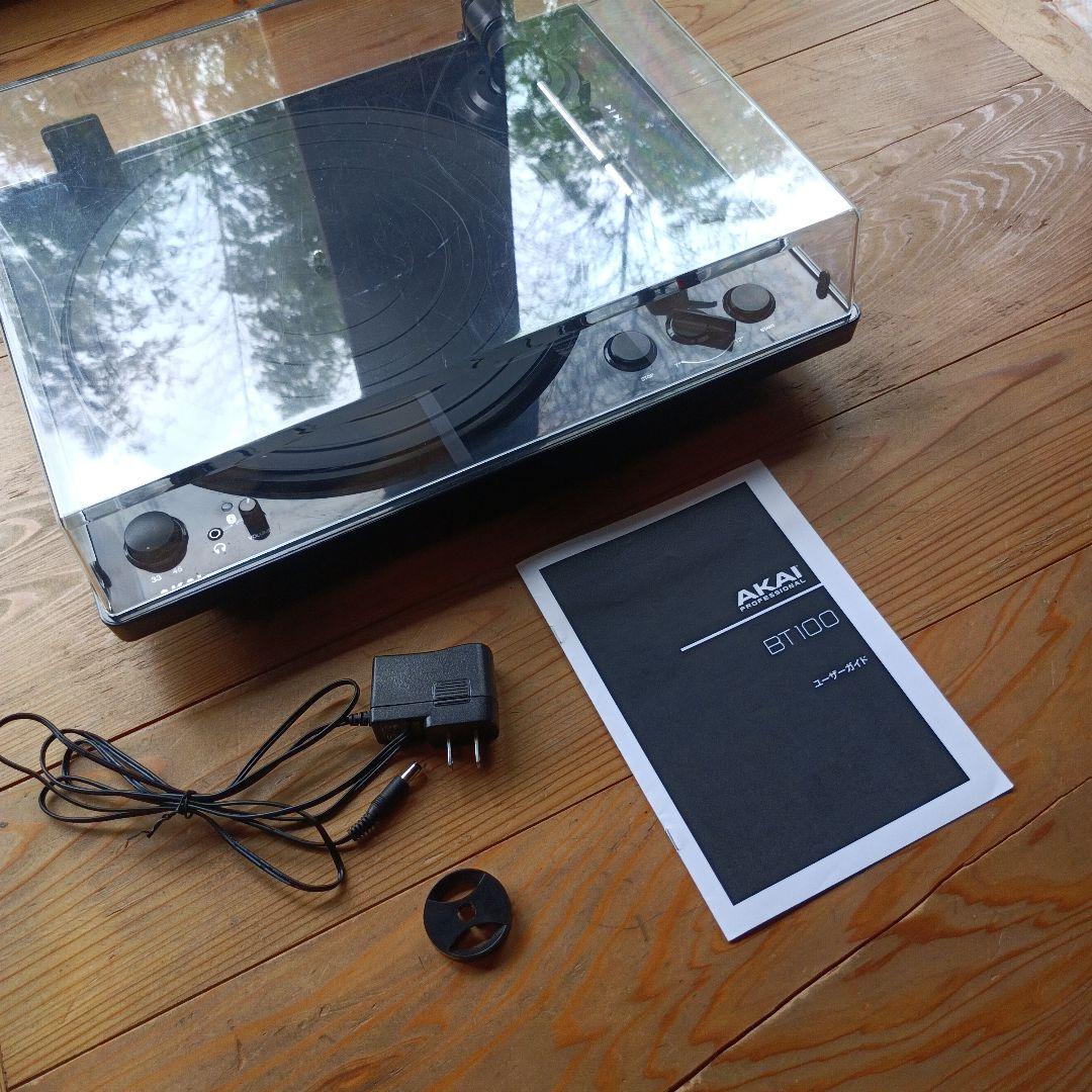 AKAI BT100 レコードプレイヤーBluetooth USB 美品 貴重