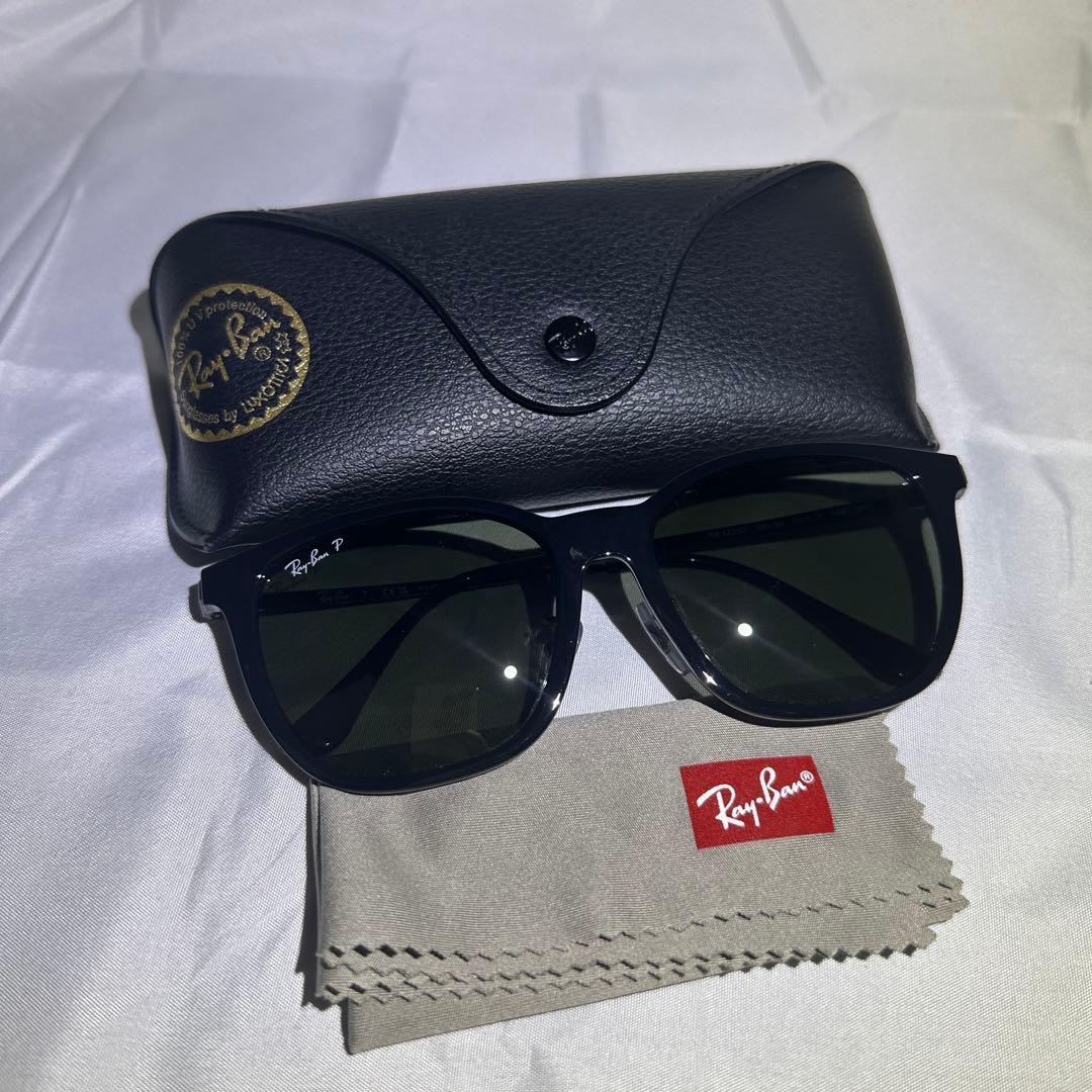 即日発送 レイバン サングラス RB4334D 偏光レンズ 人気モデル 美品