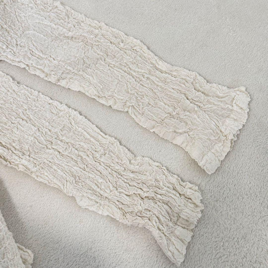 極美品✨ISSEY MIYAKE me カリフラワー　ジャケット　ホワイト