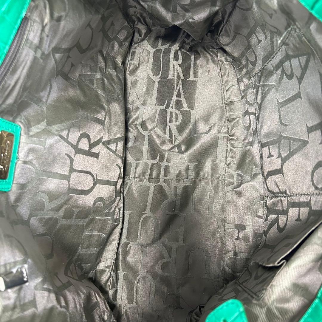 【極美品】フルラ 2way ハンドバッグ クロコ型押し レザー 斜め掛け A4可