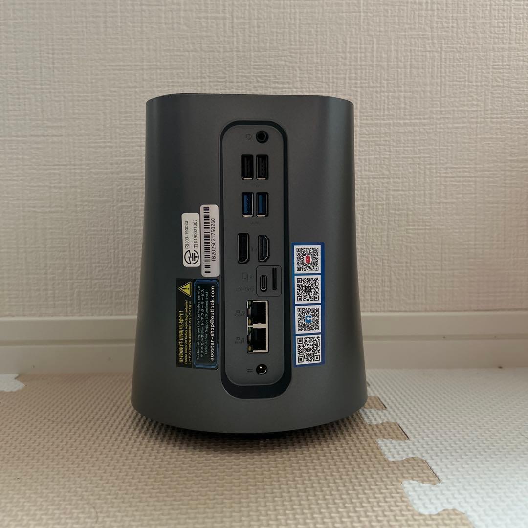 【美品】AOOSTAR R7 Ryzen7 5825u ミニPC