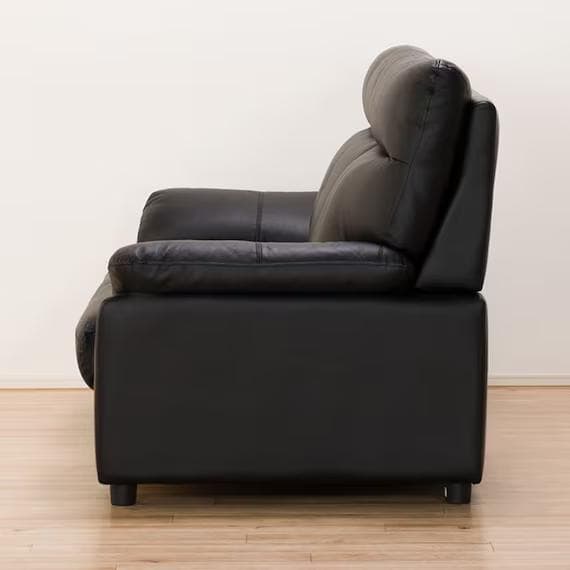 【ぬ様の専用】ニトリ 黒 3人掛けソファ ルーチェ 商品コード：1145086