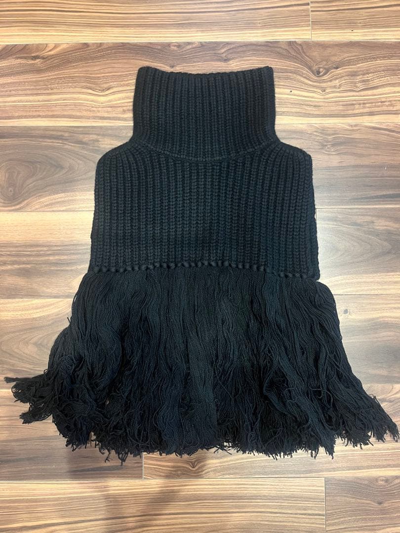 HYKE【ハイク】 RIBBED SWEATER NECK WARMER