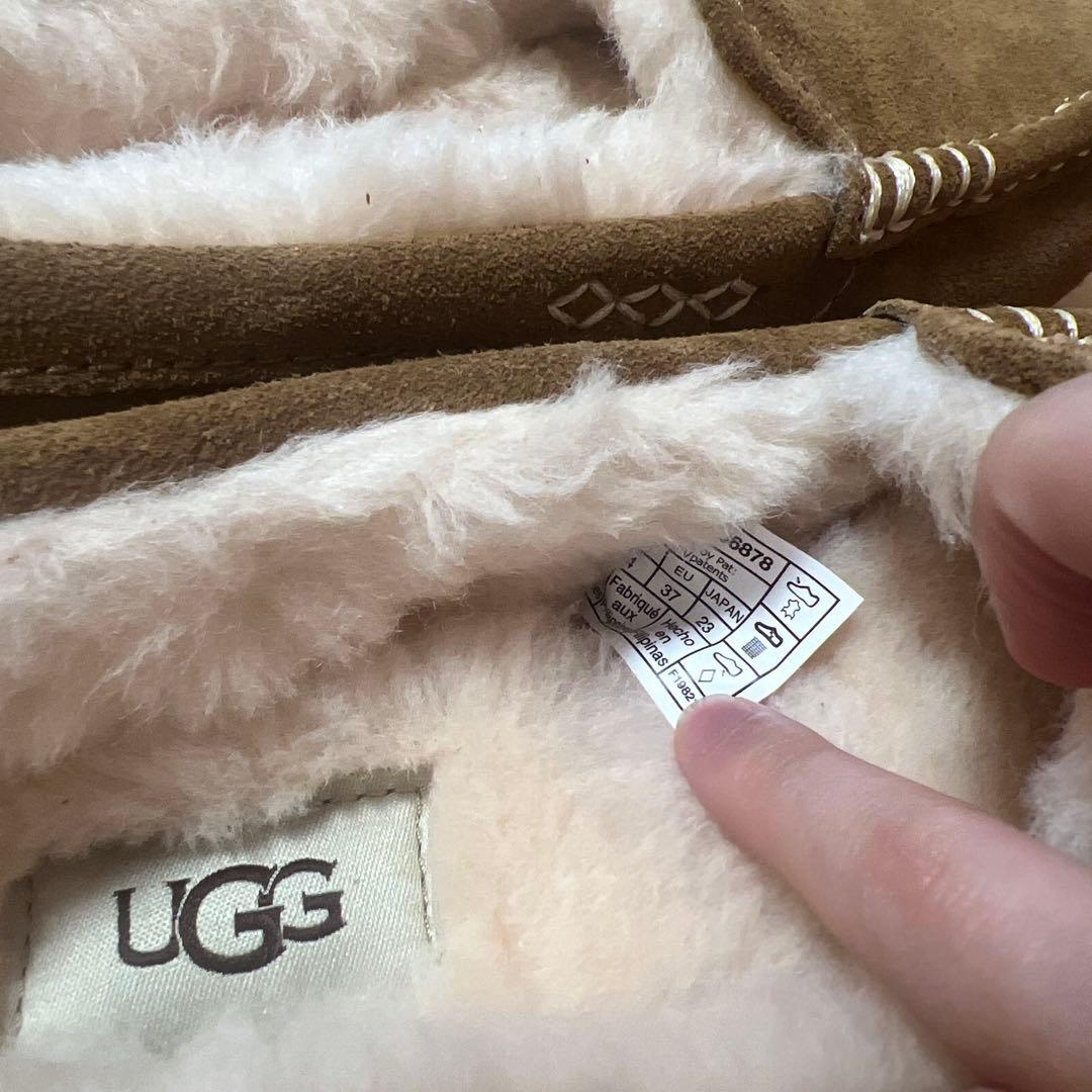 UGG ブラウン アンスレー ストレートモカシン サイズ23cm 即購入可