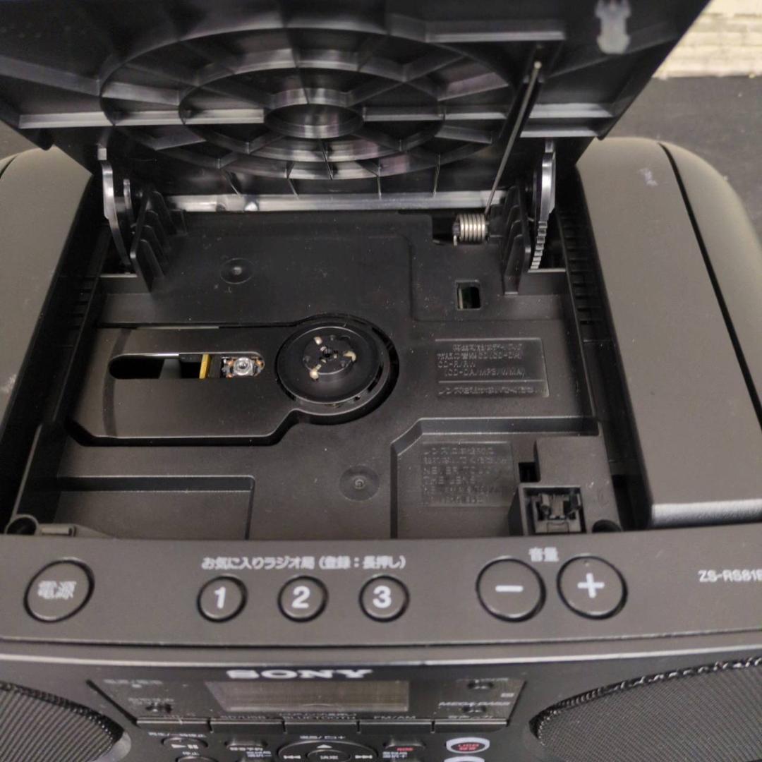 ☆SONY　CDラジカセ　Bluetooth　ZS-RS81BT　2019年製