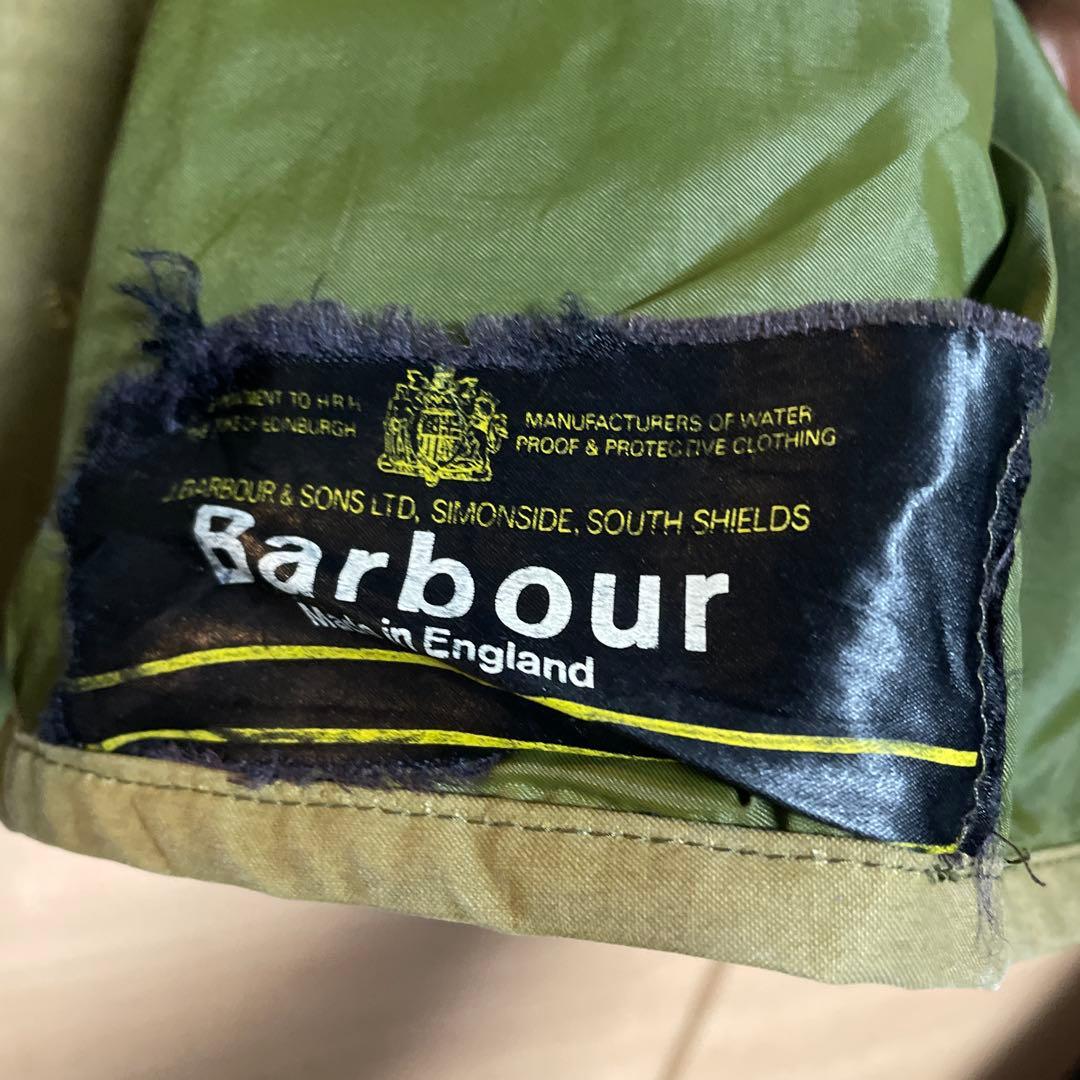 1ワラントリメイク品【barbour】3/4 短丈リサイズヴィンテージジャケット