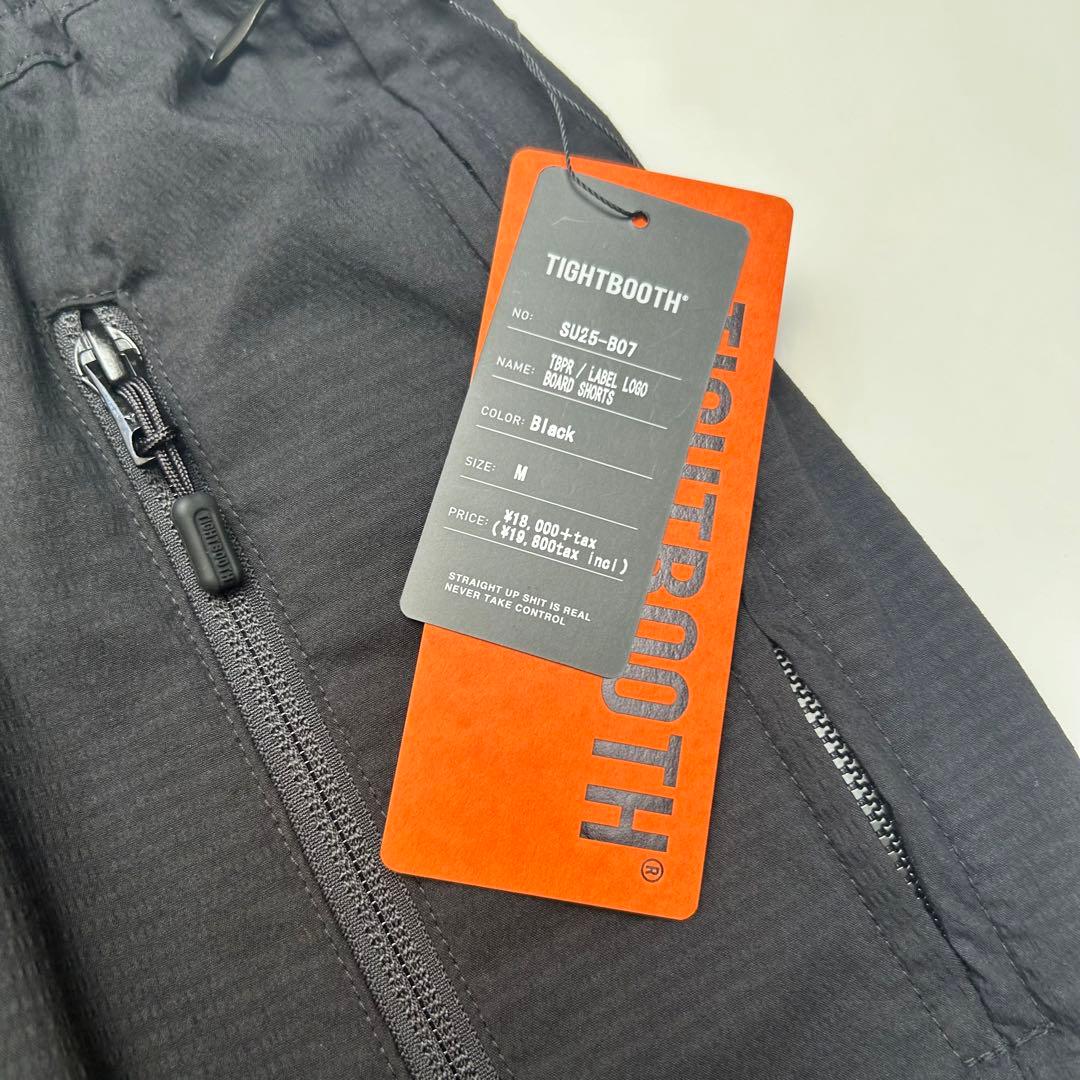 パンツ TIGHTBOOTH LABEL LOGO BOARD SHORTS