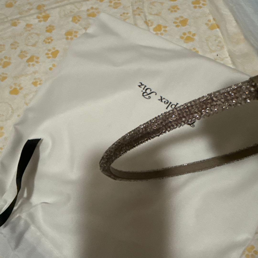 Complex Biz ブラウン　ビーズヘアバンド