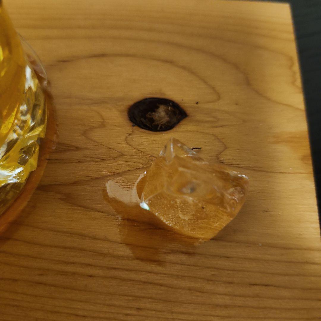 サントリーウイスキー 700ml　ヴィンテージグラス　レジンアート